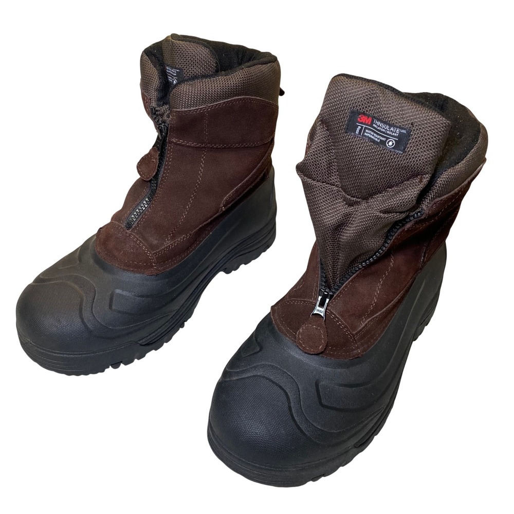 Kamik Tahoe III Winter‎ Snow Boots Men's Size 13 Brown Waterproof Thinsulate